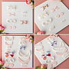 4 Sets 4 Styles Plastic Clay Pressed Molds AJEW-SC0004-09C-4