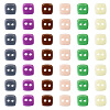 80Pcs 2-Hole Porcelain Buttons PORC-PJ0001-02C-3