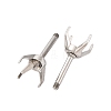 304 Stainless Steel Stud Earring Findings STAS-B091-02C-06P-2