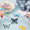 SUNNYCLUE DIY 3D Butterfly Dangle Earring Making Kit DIY-SC0020-03-4