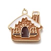 Christmas Theme Alloy Enamel Pendants ENAM-Q509-01KCG-10-1