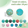 130Pcs 13 Styles Gemstone Cabochons G-GO0001-70-2