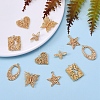 12Pcs 6 Style Brass Pendants KK-SZ0001-57-5