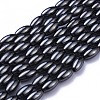 Magnetic Synthetic Hematite Beads Strands IM6x12mm501-1