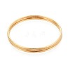 3Pcs 304 Stainless Steel Plain Bangles Set For Women BJEW-N033-01G-2