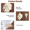 12Pcs 2 Styles Brass Pendants KK-HS0015-52-4