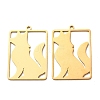 201 Stainless Steel Pendants SA-CBA49C1-04G-1