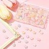 200Pcs Gradient Color Transparent Acrylic Beads MACR-FS0002-03-7