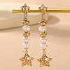 Alloy & Crystal Rhinestone Dangle Stud Earrings WG31796-03-2