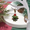 Christmas Tree Glass Pendant Decorations HJEW-JM02046-01-2