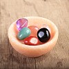 Tumbled Natural Gemstone Rune Stones Kit PW-WG4B17E-04-1