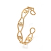 304 Stainless Steel Cuff Bangles for Women BJEW-U045-05G-4