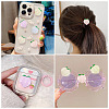 50Pcs 5 Colors Luminous Translucent Resin Decoden Cabochons RESI-TA0004-34-9