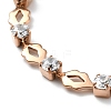 Crystal Cubic Zirconia Tennis Bracelet BJEW-E108-04RG-2