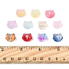 120Pcs 11 Colors Transparent Spray Paint Glass Beads GLAA-FS0002-12A-5