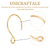 Ion Plating(IP) 304 Stainless Steel Earring Hooks STAS-UN0058-96G-5