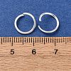 Brass Open Jump Rings KK-G604-08S-06-4