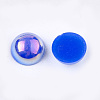 ABS Plastic Imitation Pearl Cabochons OACR-S025-8mm-01-2