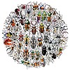 50Pcs Beetle PVC Waterproof Stickers PW-WGFAD4F-01-5