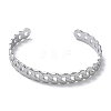 304 Stainless Steel Cuff Bangles BJEW-A160-03P-4