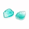 Two-Tone Transparent Glass Charms X-GLAA-H016-15-4
