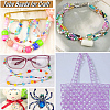 3000Pcs Transparent Colours Rainbow Glass Bugle Beads GLAA-PA0001-84-7