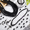 5 Strands Natural Lava Rock Round Beads Strands G-LT0001-02B-02-3