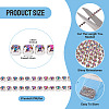 5Yards Alloy Glass Rhinestone Cup Chains AJEW-TA0002-63-4