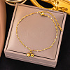 Titanium Steel Alloy Charm Anklets WG33B59-04-1