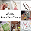 12Pcs 4 Colors Alloy Spring Gate Rings FIND-NB0006-20A-5