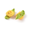 Polyester Rose Ornaments DIY-WH0308-242E-1