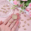 20Pcs Rack Plating Brass Heart Charms KK-BBC0024-87A-3