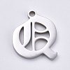 304 Stainless Steel Pendants STAS-CJC0001-22Q-1