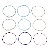 9Pcs 9 Styles Glass Seed Beads Stretch Bracelets for Women BJEW-MZ00345-4