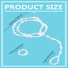 ABS Imitation Pearl Round Beaded Anklets & Rings Sets AJEW-LP0007-60-2