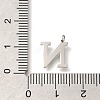 304 Stainless Steel Micro Pave Cubic Zirconia Pendants STAS-H228-06P-N-3