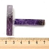 Natural Amethyst Pendants G-M417-02E-3