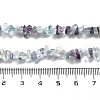 Natural Colorful Fluorite Chip Beaded Necklaces for Men Women NJEW-G159-01P-5