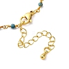 Brass Chain Necklace Making KK-K337-13G-01-3