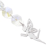 Glass Round & Octagonal Beads Hanging Suncatchers HJEW-JM04617-02-4