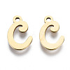201 Stainless Steel Charms STAS-T044-217G-C-1
