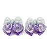 Luminous Opaque Resin & Rhinestone & Polymer Clay Beads RE-CBA1913-02E-2
