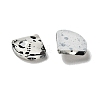 Spot Pattern Resin Cabochons LS-MRMJ-G015-07-3
