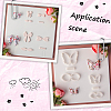 4 Sets 4 Styles Plastic Clay Pressed Molds AJEW-SC0004-09B-4