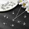 SHEGRACE Brass Starfish Charms XGR0169P-99P-5
