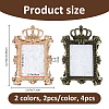 4Pcs 2 Colors Resin Color Palette MRMJ-FH0001-55-2