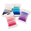 30 Yards 6 Colors Polyester Ribbon OCOR-TAC0028-06C-9