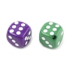 Spray Printed Opaque Acrylic Beads SACR-Z009-02-2