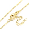 Brass Pave Cubic Zirconia Girl Love Pendant Necklaces for Women LS-NJEW-S430-01G-02-3