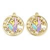 Rack Plating Alloy Enamel Pendants FIND-Q099-08A-01-1